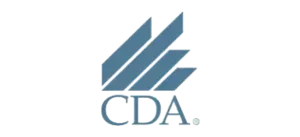 a blue logo with white text | california coast home brand logo d in Oceanside, CA